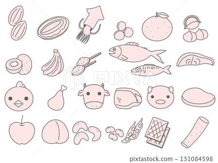 20個過敏相關物品圖示集① 20個過敏相關物品圖示集① 131084598