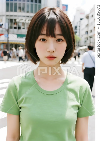 T-shirt model 131085073