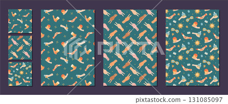 Flat seamless pattern with sunscreen bottle and tube shapes, sunblock cream set for skin care. Sunscreen lotion and SPF cosmetic hold in two forms for summer protection, modern style collection. Flat seamless pattern with sunscreen bottle and tube shapes, sunblock cream set for skin care. Sunscreen lotion and SPF cosmetic hold in two forms for summer protection, modern style collection. 131085097