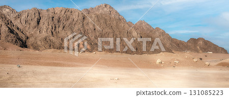 Scenic desert landscape near Sharm el Sheikh, South Sinai, Egypt 131085223