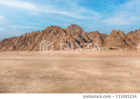 Scenic desert landscape near Sharm el Sheikh, South Sinai, Egypt 131085224