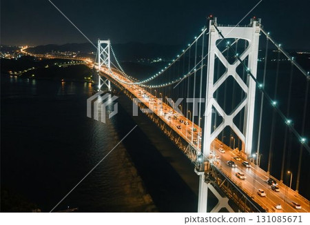 燈光橋樑AI插畫 燈光橋樑AI插畫 131085671