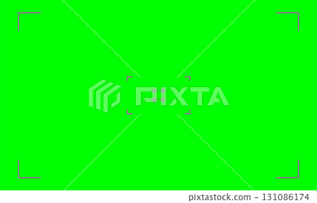 VFX Motion Tracking Markers Chroma Key with Green Screen Background. 131086174