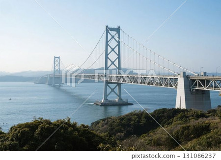 從高處俯瞰的一座橋 - AI 插圖 從高處俯瞰的一座橋 - AI 插圖 131086237