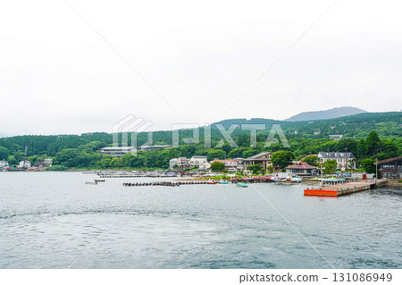 Hakone Lake Ashi, Kojiri Bay 131086949
