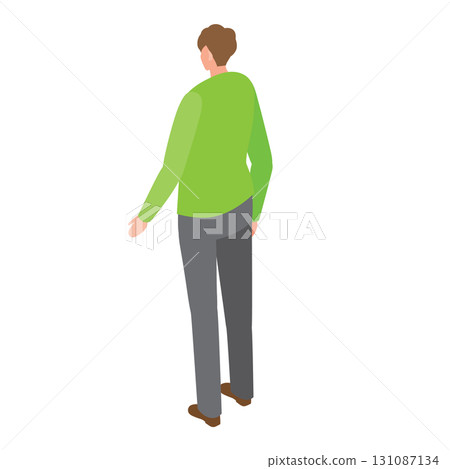 Man walking from behind 131087134