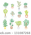 Loose and cute houseplants 131087268
