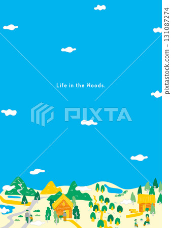 藍天下的街道景觀 131087274