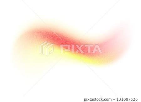 Abstract gradient shape with noise, yellow and red blurred grainy color gradation, vibrant design element. Abstract gradient shape with noise, yellow and red blurred grainy color gradation, vibrant design element. 131087526