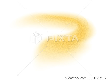 Abstract gradient shape with noise, yellow blurred grainy color gradation, vibrant design element. Abstract gradient shape with noise, yellow blurred grainy color gradation, vibrant design element. 131087537