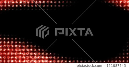 Red halftone background, abstract glittering dots backdrop, disco texture design, shiny confetti banner. Red halftone background, abstract glittering dots backdrop, disco texture design, shiny confetti banner. 131087543