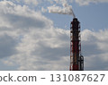 藍天和工廠煙囪 藍天和工廠煙囪 131087627