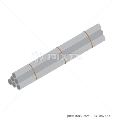 建築材料鐵管束(等距) 建築材料鐵管束(等距) 131087643