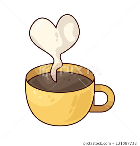 illustration of coffee cup 131087738