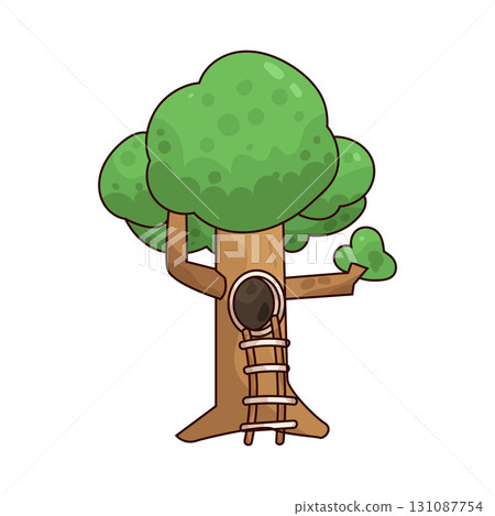 illustration of tree house 131087754