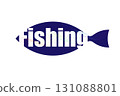 A simple fish fishing mark 131088801