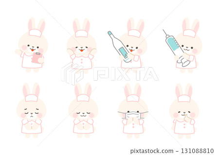 白兔護理師姿勢組 1 131088810