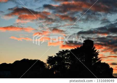 Foxton Water Tower in Trees 131089049