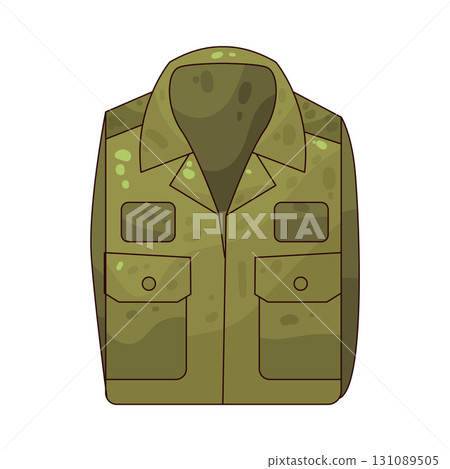 illustration of military uniform illustration of military uniform 131089505