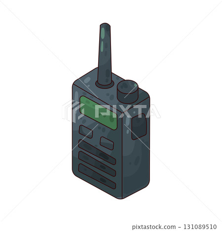 illustration of walkie-talkie illustration of walkie-talkie 131089510