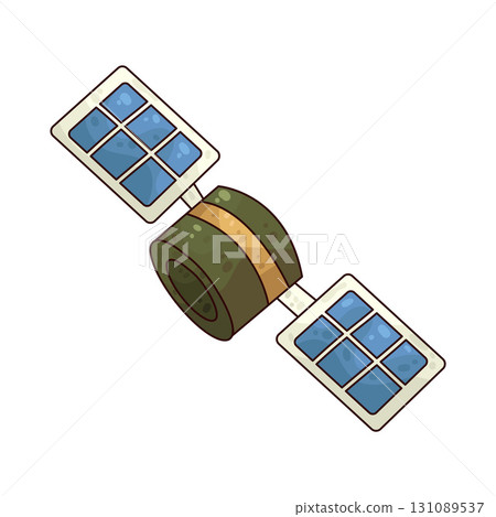 illustration of Military Satellite 131089537
