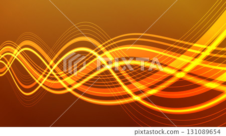 Futuristic Technology Background with Neon Lights and Dynamic Motion. 131089654
