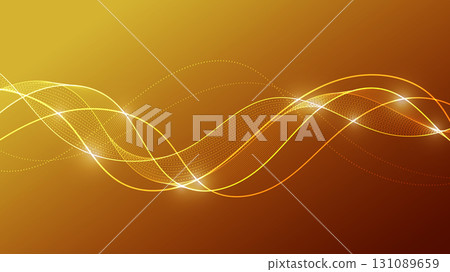 Futuristic Technology Background with Neon Lights and Dynamic Motion. 131089659