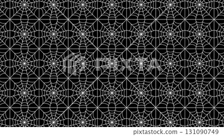 Spider web pattern background wallpaper (black background) 131090749