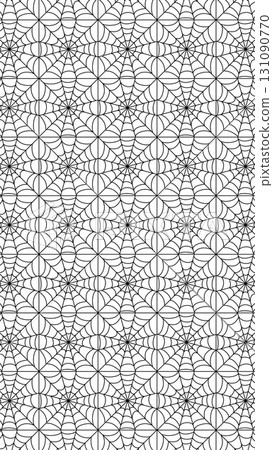 垂直尺寸，蜘蛛網圖案背景牆紙（白色背景） 131090770