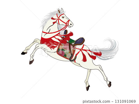 Horse illustration 24 131091069