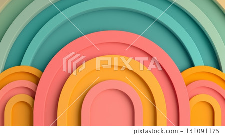 Pastel Abstract Background with Asymmetrical Shapes in Gentle Color Palette Pastel Abstract Background with Asymmetrical Shapes in Gentle Color Palette 131091175