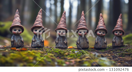Dark Forest Halloween with Spooky Clay Miniatures 131092476