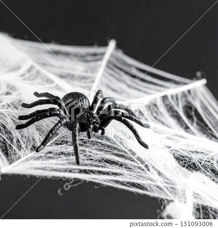 spider, black spider, long legged spider, small spider, spiderweb, halloween spider, spider decor, spider plush, spider model, spider illustration 131093006