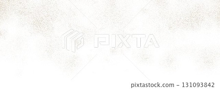 Beige sand gradient texture. Grainy gritty noise background. Dotted grunge sandy backdrop. Small light specks, speckles and dots textured powder effect. Vector tiny dust particles overlay wallpaper 131093842