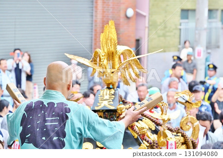 東京松山開山儀式和聖殿祭特別紀念祭的神轎 131094080