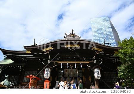 Annual festival at Shinjuku Junisha Kumano Shrine, Tokyo 131094083