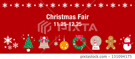 使用樹木和花環為聖誕節活動和銷售標題設計材料 | 設計 131094175