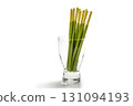Matcha-flavored Japanese chocolate confectionery 131094193