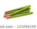 Matcha-flavored Japanese chocolate confectionery 131094195
