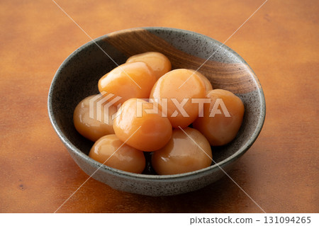 Boiled ball konjac served in a bowl 131094265