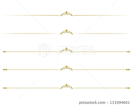 Neat antique decorative line set 131094601