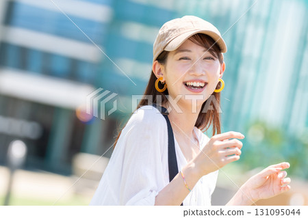 A young woman with a smile 131095044