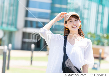 A young woman with a smile 131095051