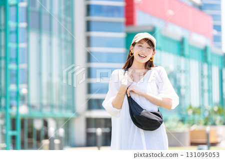 A young woman with a smile 131095053