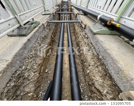 Pipeline Installation at a Construction Site Involves Key Steps and Considerations Pipeline Installation at a Construction Site Involves Key Steps and Considerations 131095705