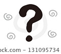 Question mark and circle (vector) 131095734
