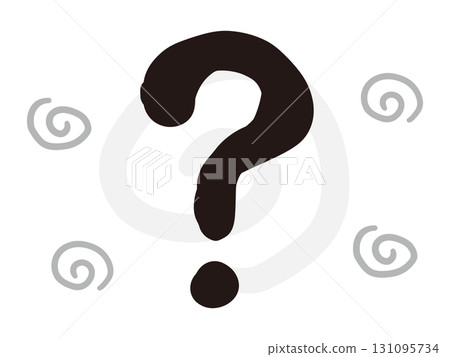 問號和圓圈（向量） 131095734