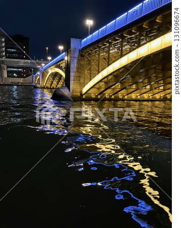 Lighted up bridge Lighted up bridge 131096674