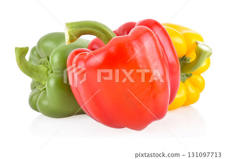 peppers isolated on white background peppers isolated on white background 131097713
