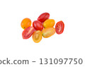 cherry tomatoes isolated on white background 131097750